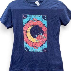 The Moon Tarot Card Graphic T-Shirt “La Luna” Astrology Tee M